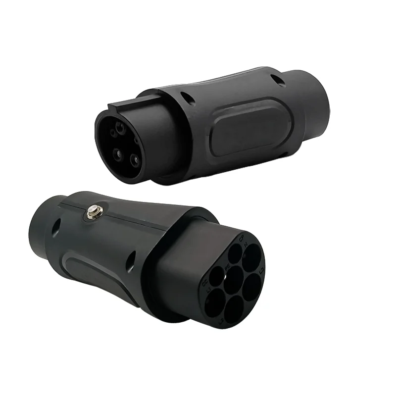 Portable EV Charger Adapter Type 2 To Type 1 EV Charger Adapter SAE J1772 EV Charger Connector Charging Head
Portable EV Charger Adapter Type 2 To Type 1 EV Charger Adapter SAE J1772 EV Charger Connector Charging Head
