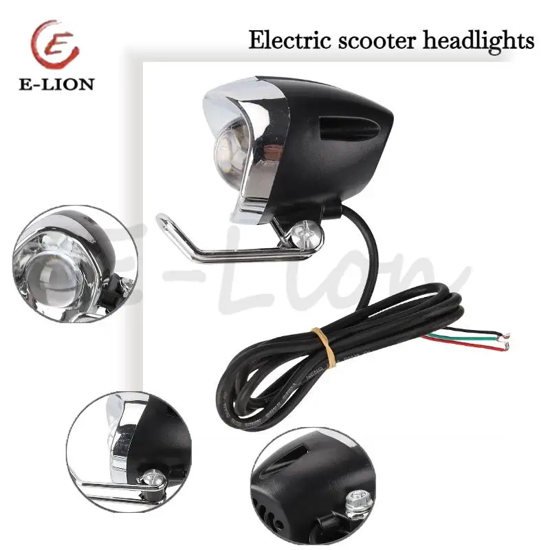 Аксессуары для электросамокатов, передние фары с защитным освещением, подходящие для предупредительных фар скутера Kugo M5.
Аксессуары для электросамокатов, передние фары с защитным освещением, подходящие для предупредительных фар скутера Kugo M5.