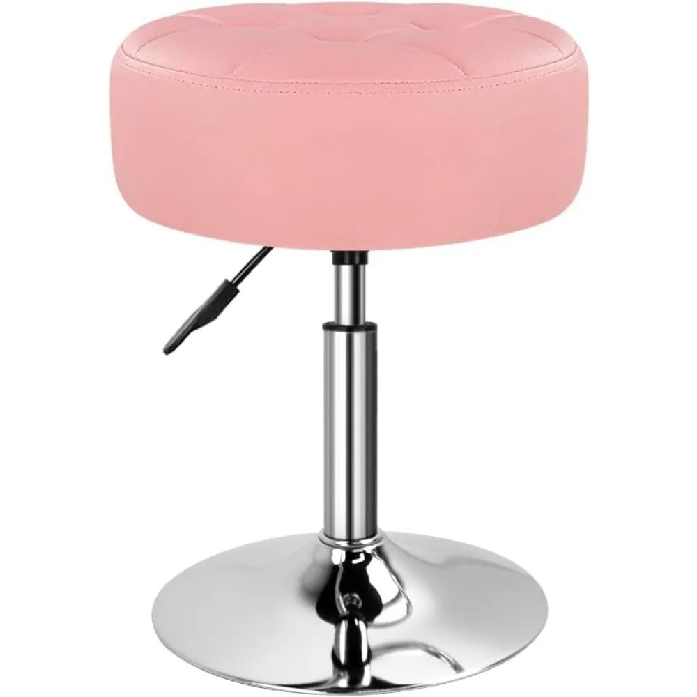 Thick Cushion Adjustable Swivel Makeup Stool, PU Leather Round Ottoman for Bedroom Salon
Thick Cushion Adjustable Swivel Makeup Stool, PU Leather Round Ottoman for Bedroom Salon