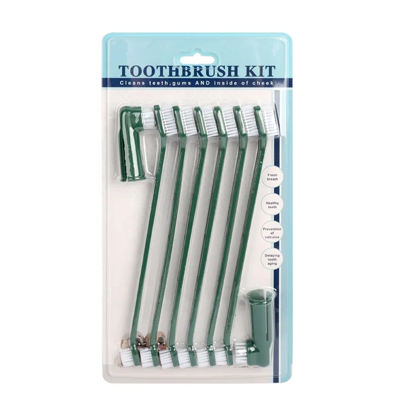 Card Pack 8-in-1 Pet Toothbrush Set Dual Head Design Pet Dental Care Dog Toothbrush
Card Pack 8-in-1 Pet Toothbrush Set Dual Head Design Pet Dental Care Dog Toothbrush