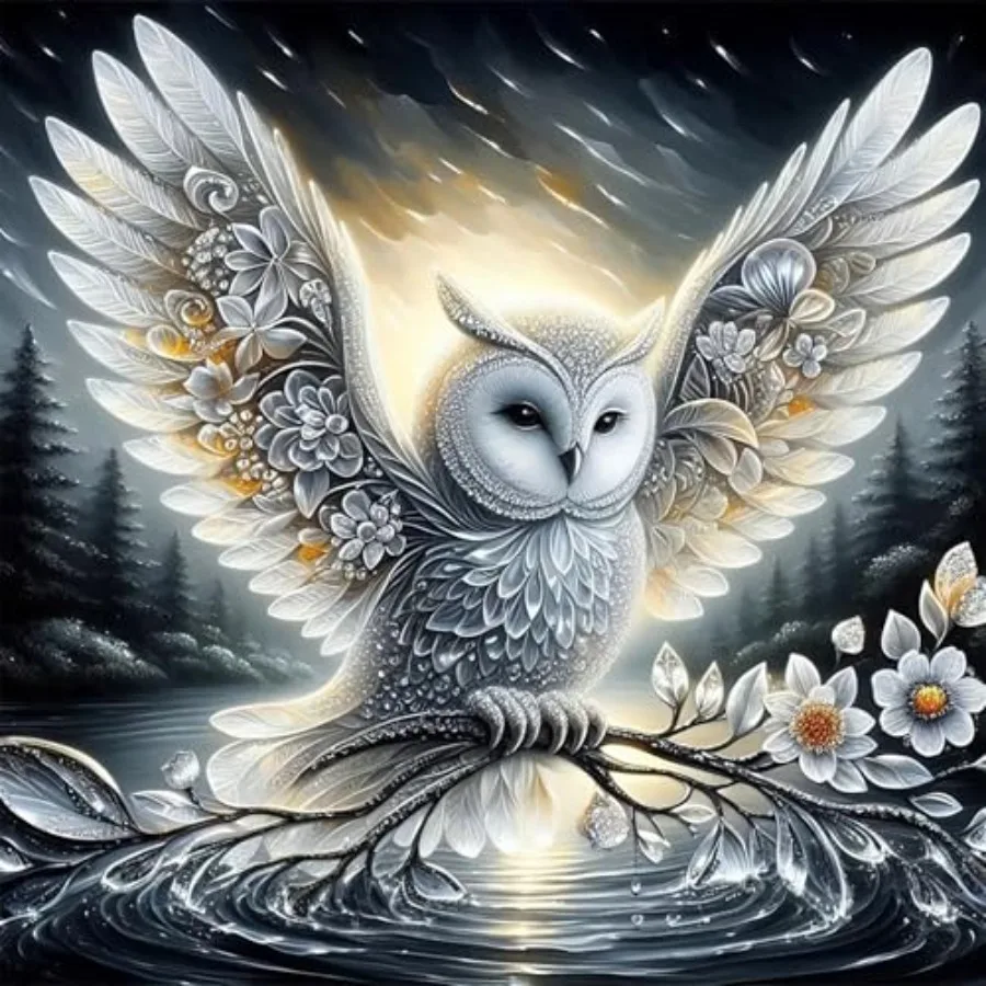 Owl Diamond Art Kits for Adults, Owl Diamond Painting Kits for Adults, DIY Full Drill Gem Art Crystal Rhestone for Wall Home De
Owl Diamond Art Kits for Adults, Owl Diamond Painting Kits for Adults, DIY Full Drill Gem Art Crystal Rhestone for Wall Home De