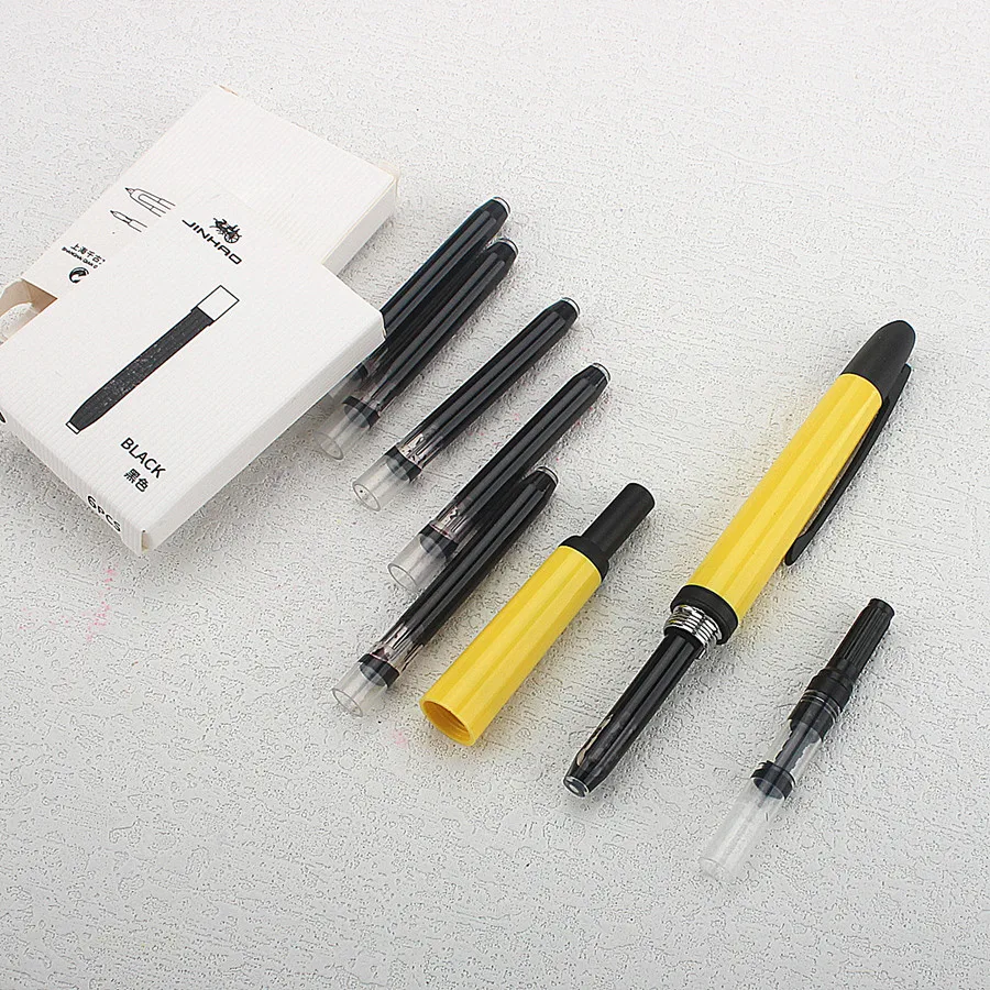 Jinhao 10 Metal/20 чернил для перьевой ручки с одноразовой защитной пленкой для чернил/6 мешков для чернил (черный цвет)
Jinhao 10 Metal/20 чернил для перьевой ручки с одноразовой защитной пленкой для чернил/6 мешков для чернил (черный цвет)