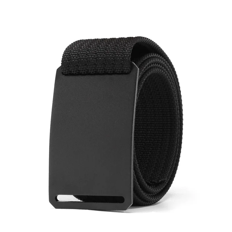 New Knitting Trend Fashion Nylon Canvas Men's Belt with Perforated Aluminum Buckle Double Layer Solid Color Simple Belt Clothing
New Knitting Trend Fashion Nylon Canvas Men's Belt with Perforated Aluminum Buckle Double Layer Solid Color Simple Belt Clothing