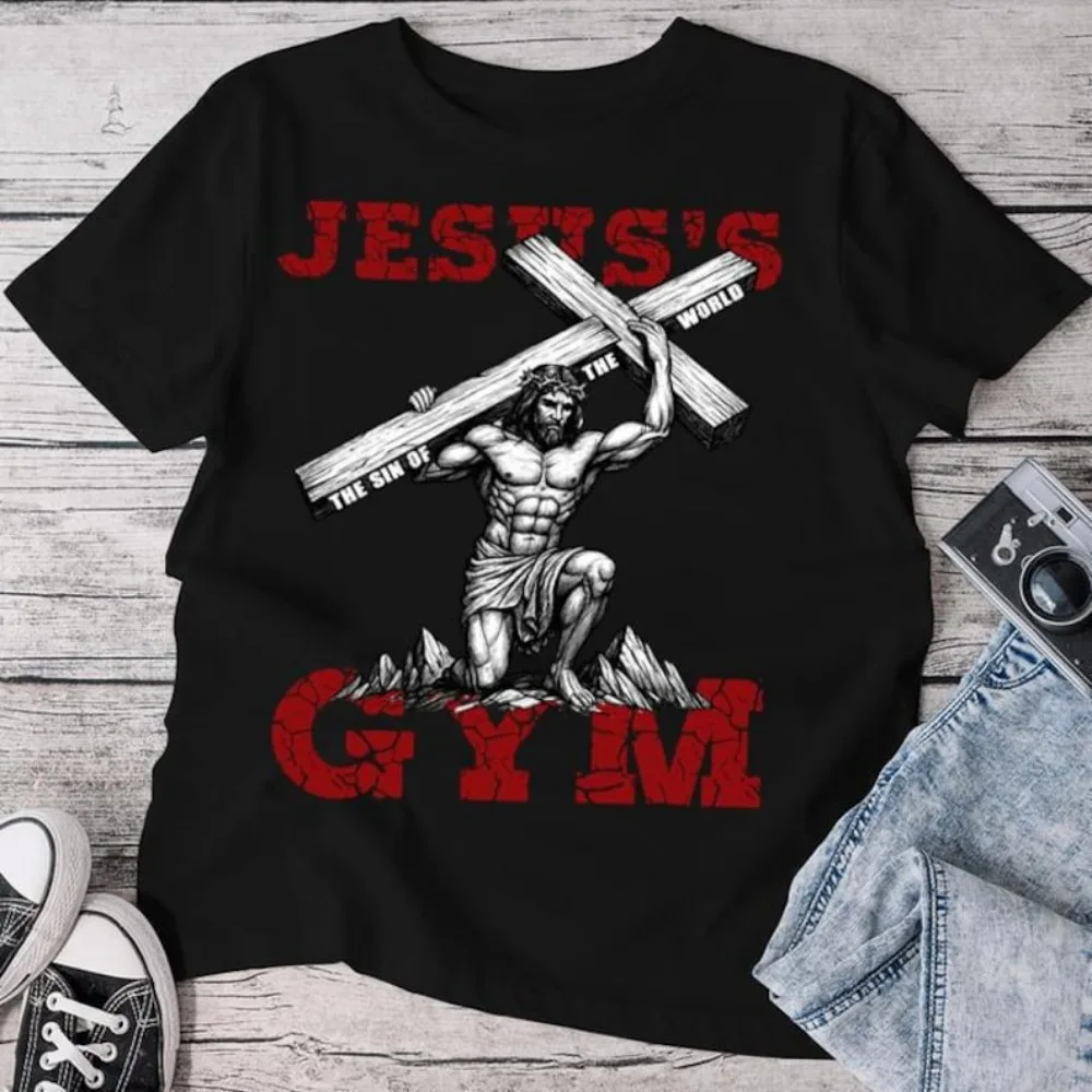 Christian Workout Tee Jesus's Gym Bodybuilder Motivation T-Shirt Faith Gym Motivation Bodybuilder Jesus Tees Streetwear
Christian Workout Tee Jesus's Gym Bodybuilder Motivation T-Shirt Faith Gym Motivation Bodybuilder Jesus Tees Streetwear