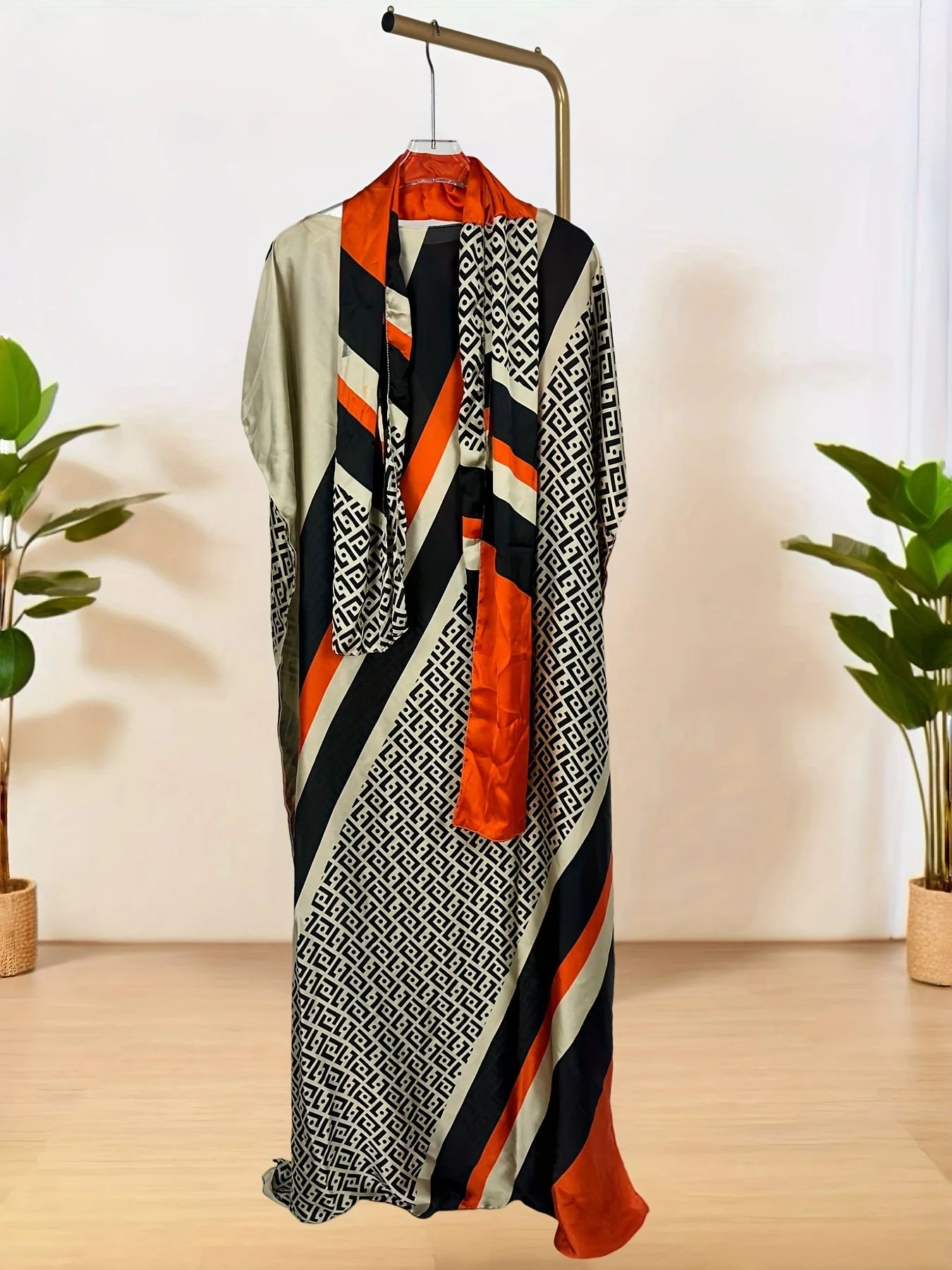Elegant Short Sleeve Maxi Dress Round Neck - Women's Flowy Summer Dress Casual Loose Fit Boho Beach Sundress
Elegant Short Sleeve Maxi Dress Round Neck - Women's Flowy Summer Dress Casual Loose Fit Boho Beach Sundress