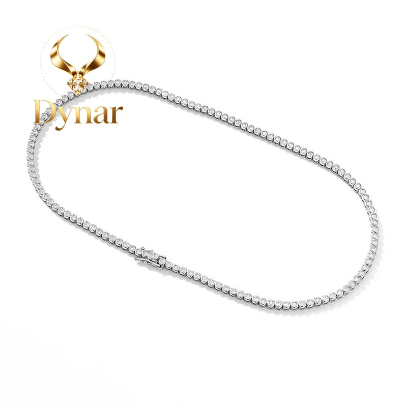 Dynar Jewelry Luxury Solid Platinum PT950 18K gold Women's 2mm Moissanite Diamond Necklace Round Diamond Clavicle Chain
Dynar Jewelry Luxury Solid Platinum PT950 18K gold Women's 2mm Moissanite Diamond Necklace Round Diamond Clavicle Chain