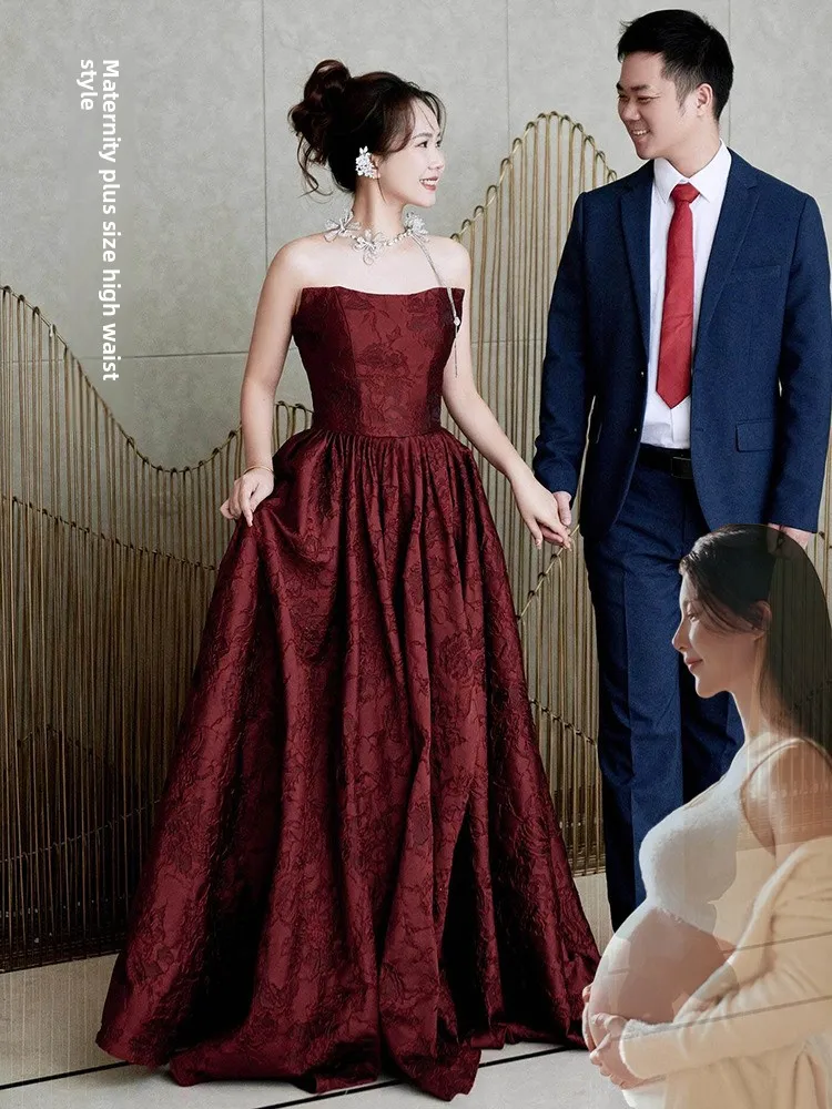 Wedding Dr for Pregnant Brides Red Long Slimming Gown High Waist A-Line Skirt Zipper Bal Ele Fem Performance C...
Wedding Dr for Pregnant Brides Red Long Slimming Gown High Waist A-Line Skirt Zipper Bal Ele Fem Performance C...