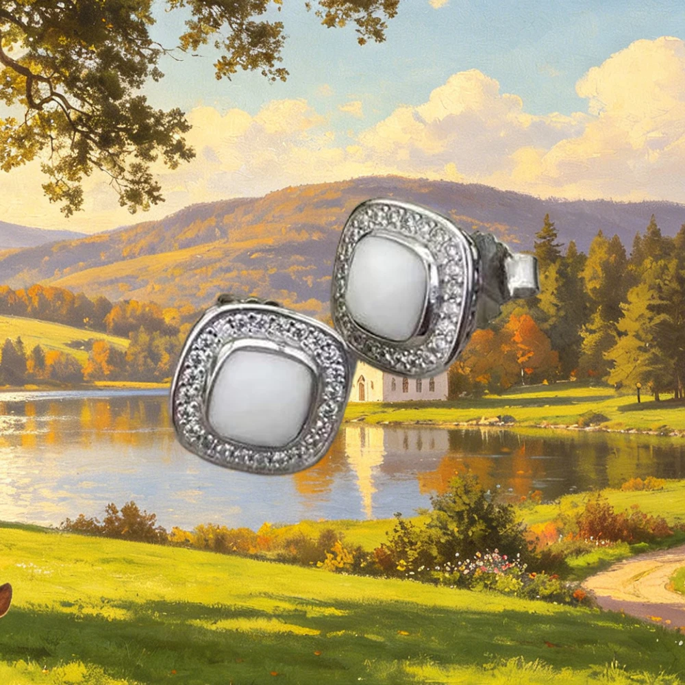 Sensitive Skin Travel Safe DY 925 Sterling Silver Ear Studs Anti Oxidation Smooth Anti Rust Holiday Vacation Female Ornaments
Sensitive Skin Travel Safe DY 925 Sterling Silver Ear Studs Anti Oxidation Smooth Anti Rust Holiday Vacation Female Ornaments