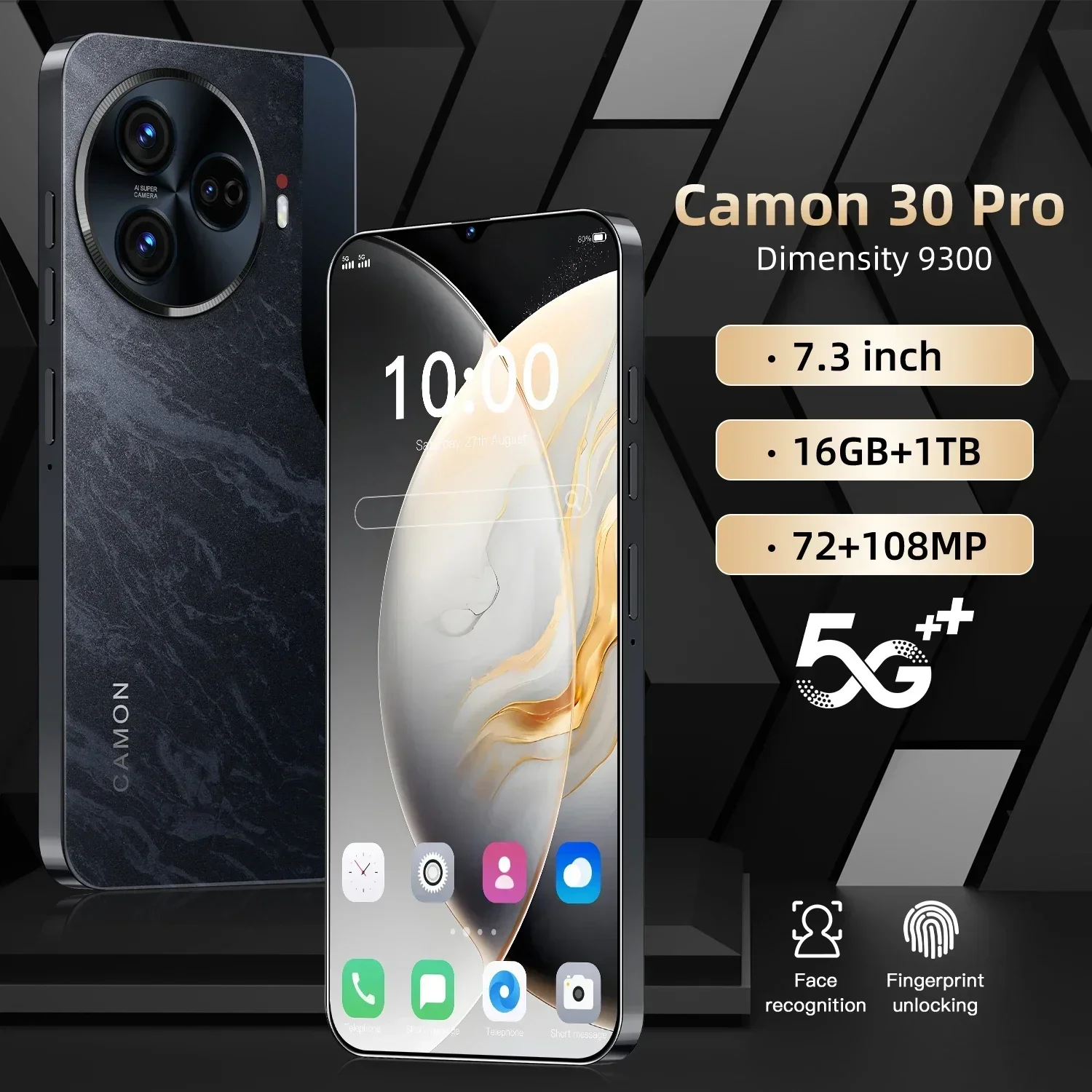 HOT 2025 new Camon 30 Pro original intelligent 5G dual card dual standby Android 14 system global version 8000mAh battery
HOT 2025 new Camon 30 Pro original intelligent 5G dual card dual standby Android 14 system global version 8000mAh battery