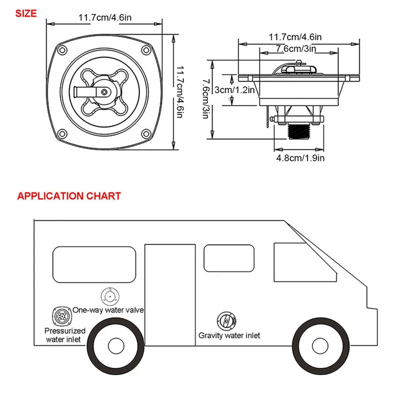 Pressure Regulator And Quick Connector Water Inlet Filler Entry RV Campervan Accessories
Pressure Regulator And Quick Connector Water Inlet Filler Entry RV Campervan Accessories