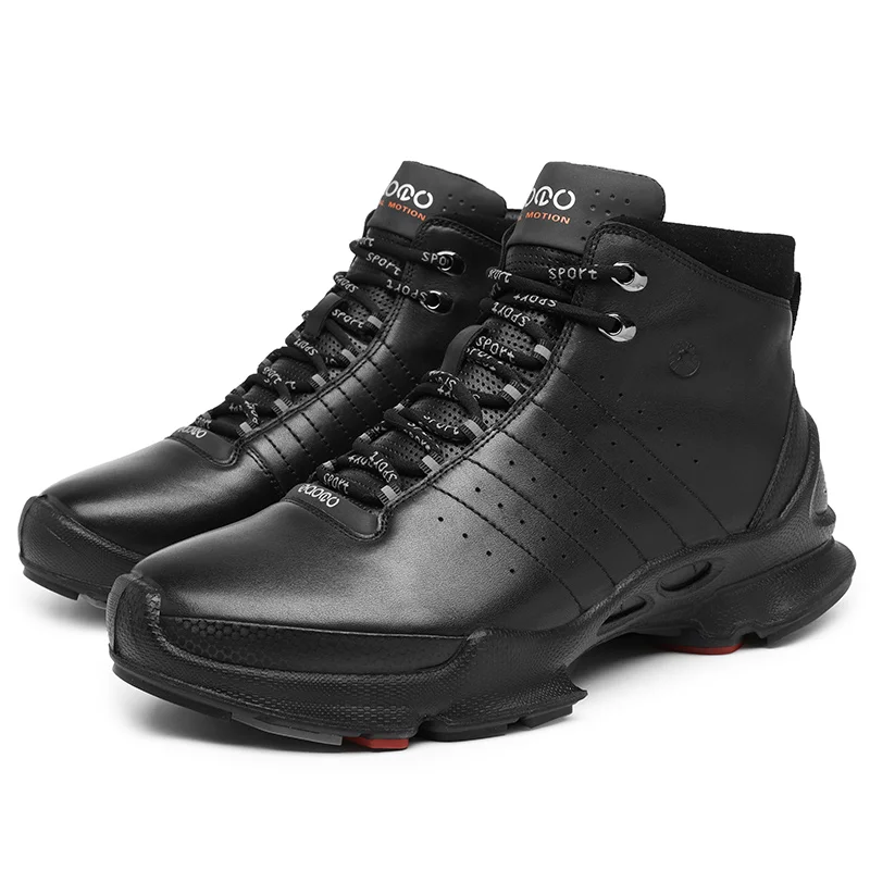 Man Casual Sports Sneakers Black Strip High Top Upper Shoes Leather Cowhide Shoes Arch Support Walking Shoes
Man Casual Sports Sneakers Black Strip High Top Upper Shoes Leather Cowhide Shoes Arch Support Walking Shoes