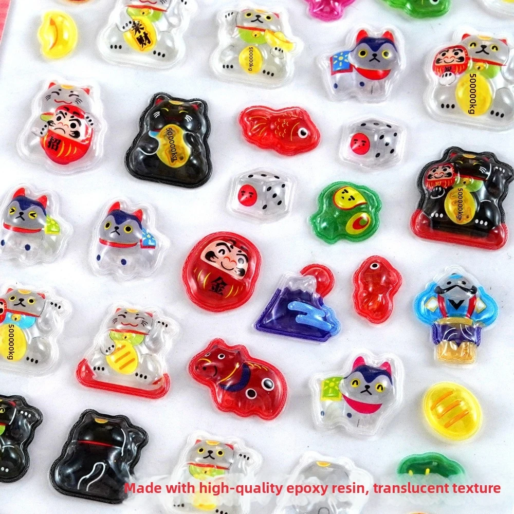 New Lucky Cat Design 3D Relief Stickers Cute Cartoon Style 3D Sticker 3D Drop Relief Japanese Style Stickers for Stationery Use
New Lucky Cat Design 3D Relief Stickers Cute Cartoon Style 3D Sticker 3D Drop Relief Japanese Style Stickers for Stationery Use