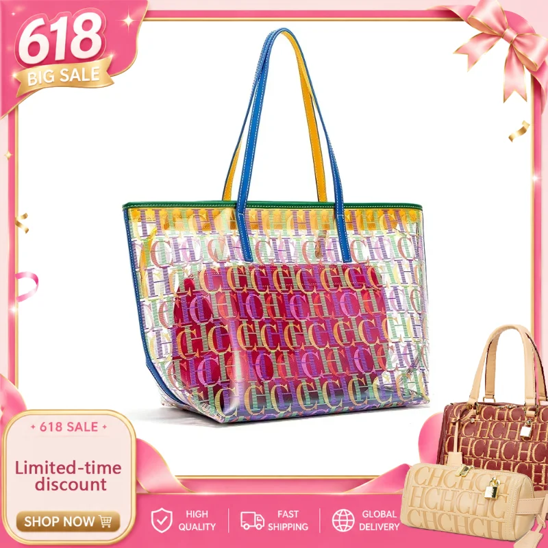 CH Summer Transparent Jelly Bag High Quality Printed 2026 New Minimalist Design Women's Versatile Handheld Shoulder Bag
CH Summer Transparent Jelly Bag High Quality Printed 2026 New Minimalist Design Women's Versatile Handheld Shoulder Bag