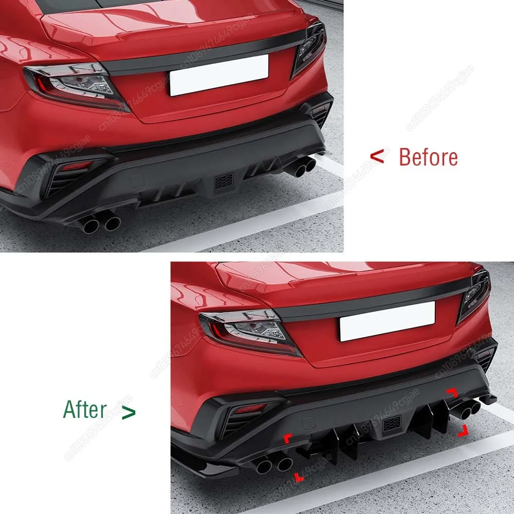Car Rear Bumper Lip Rear Spoiler Splitter Diffuser Body Kits For Subaru WRX STI 2022 2023 2024 2025 ABS Gloss Black Kits Tuning
Car Rear Bumper Lip Rear Spoiler Splitter Diffuser Body Kits For Subaru WRX STI 2022 2023 2024 2025 ABS Gloss Black Kits Tuning