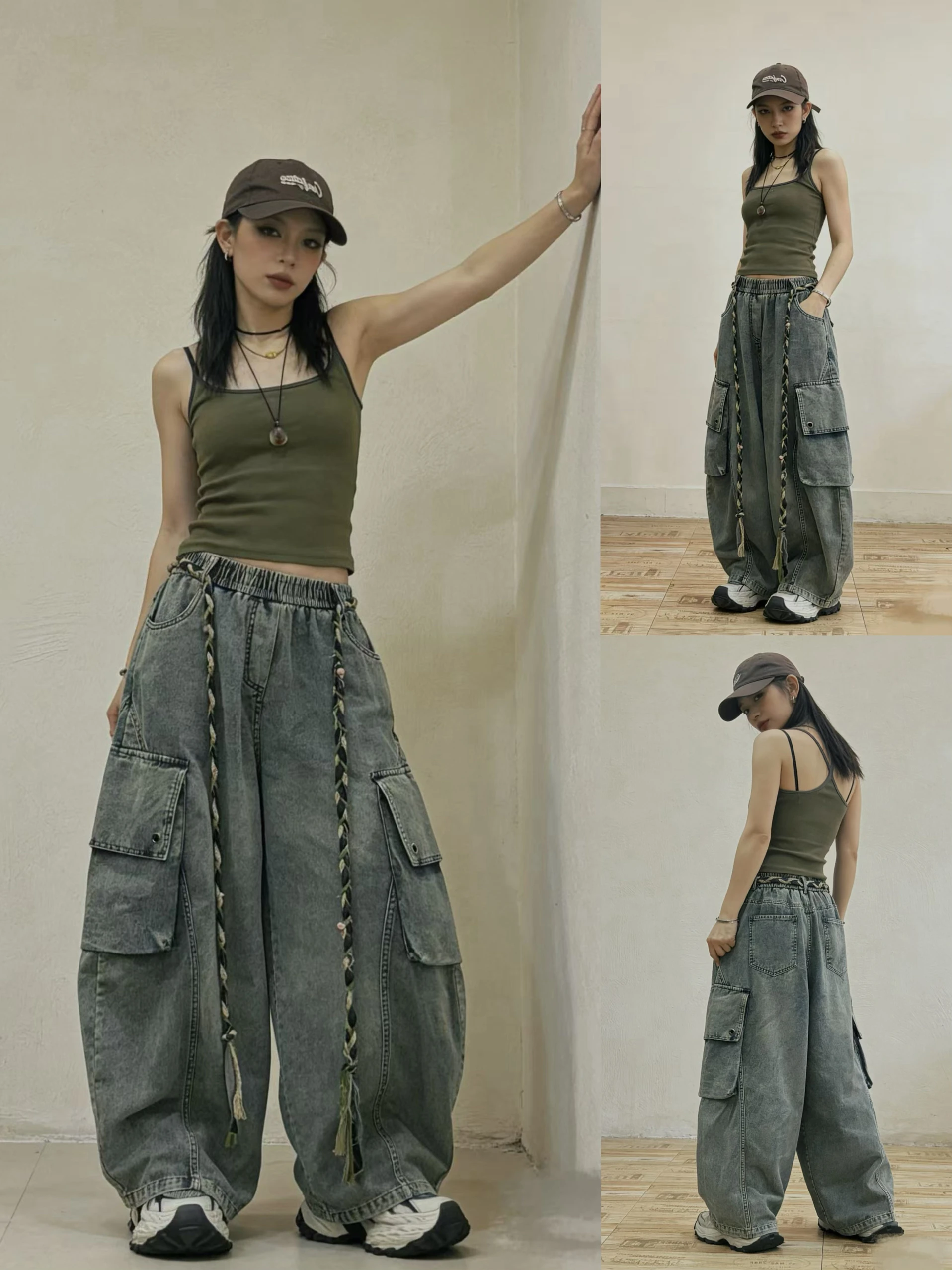 Loose Straight Leg Jeans Women's Casual Wide Leg Pants Spring 2026 New Style Korean Style Pear Tree Slimming Versatile Jeans
Loose Straight Leg Jeans Women's Casual Wide Leg Pants Spring 2026 New Style Korean Style Pear Tree Slimming Versatile Jeans