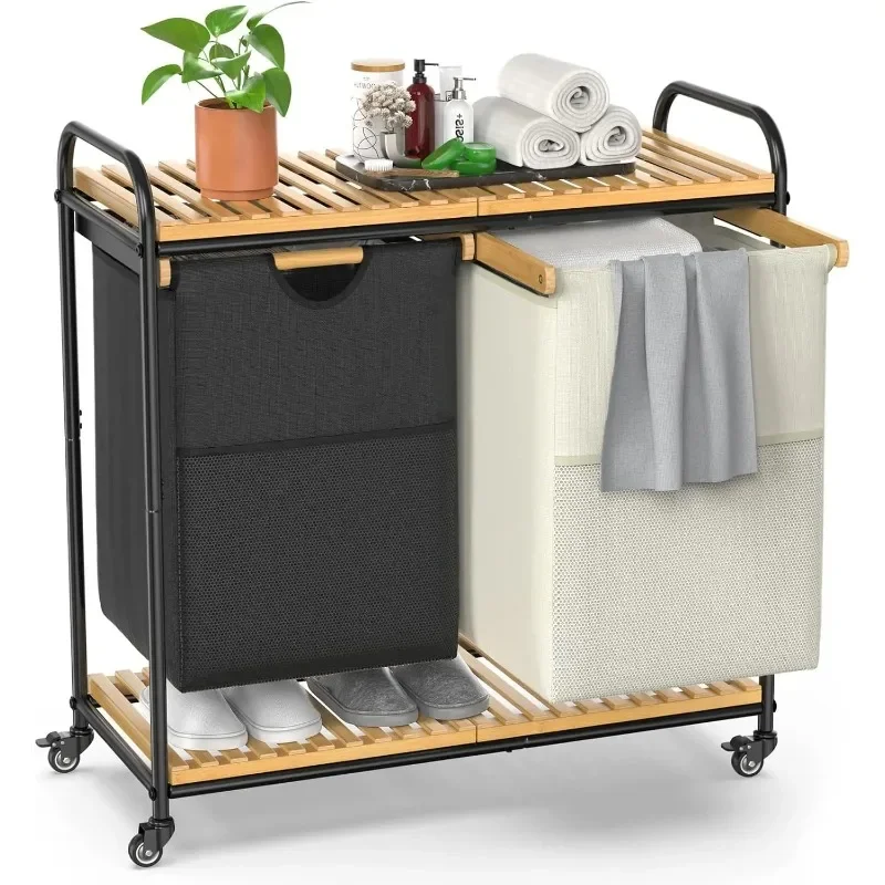 Removable bag double laundry basket
Removable bag double laundry basket