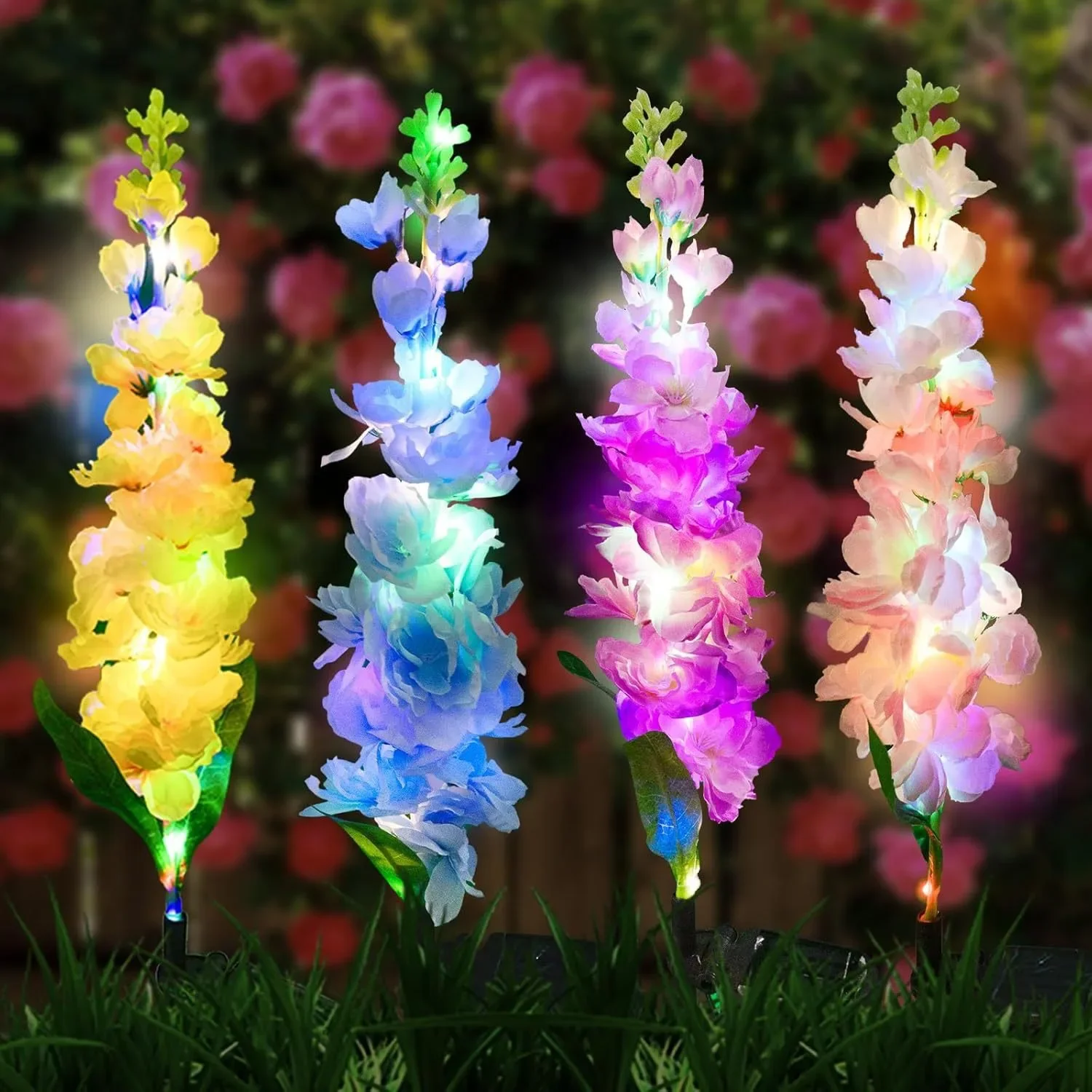Solar Garden Lights, upgraded waterproof solar flower light, used for party garden decoration, Yard patio lawn decoration Luces
Solar Garden Lights, upgraded waterproof solar flower light, used for party garden decoration, Yard patio lawn decoration Luces