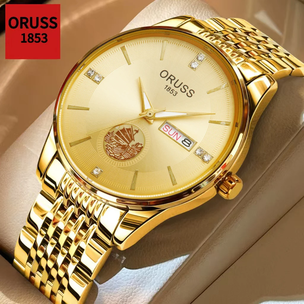 ORUSS Stainless Steel Men's Mechanical Watch Fashionable Sailing Design Wristwatch Luxury Original Brand Men's Business Watch
ORUSS Stainless Steel Men's Mechanical Watch Fashionable Sailing Design Wristwatch Luxury Original Brand Men's Business Watch