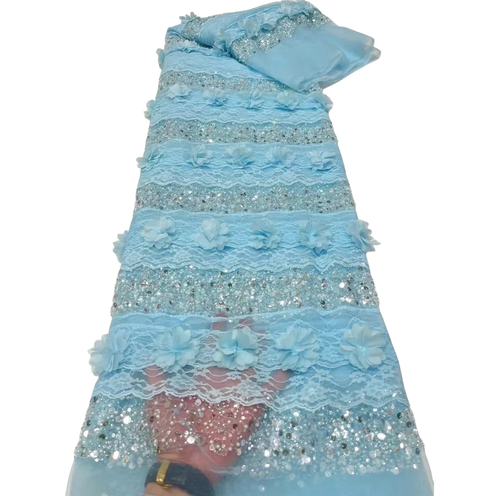 High Quality African Nigerian Lace Fabric With Tulle Sewing ZH-14063016 Embroidery Dresses Beads Sequins
High Quality African Nigerian Lace Fabric With Tulle Sewing ZH-14063016 Embroidery Dresses Beads Sequins