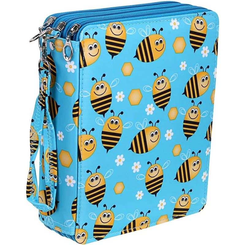 Zippered Pencil Case 72 Slots Handy Pencil Holders for Prismacolor Watercolor Pencils, Crayola Colored Pencils, Marco Pencils
Zippered Pencil Case 72 Slots Handy Pencil Holders for Prismacolor Watercolor Pencils, Crayola Colored Pencils, Marco Pencils