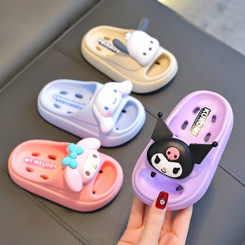 Sanrio Melody Summer children's slippers hole-shaped shoes rainbow slippers kids shoes for girl children beach shoes
Sanrio Melody Summer children's slippers hole-shaped shoes rainbow slippers kids shoes for girl children beach shoes