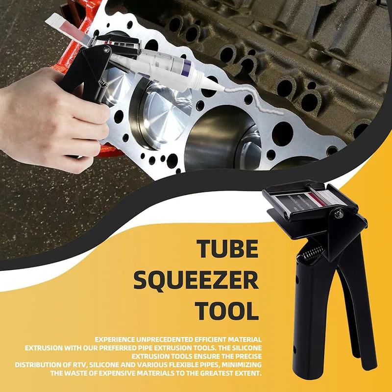 Tube grip industrial size distributor, tube extrusion tool, RTV and silicone distributor, liquid glue tool
Tube grip industrial size distributor, tube extrusion tool, RTV and silicone distributor, liquid glue tool