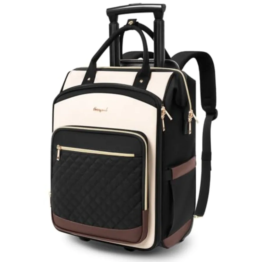 Rolling Backpack for Women, Travel Backpack with Wheels, Dual-Opening Wheeled Laptop Backpack, Stylish Rolling Laptop Bag, Over
Rolling Backpack for Women, Travel Backpack with Wheels, Dual-Opening Wheeled Laptop Backpack, Stylish Rolling Laptop Bag, Over
