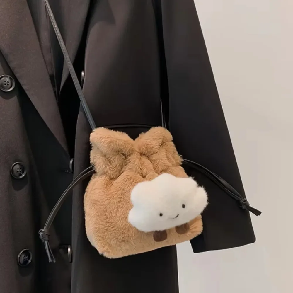 Cute Plush Small Bag for Women New Fashion Cartoon Cloud Single Shoulder Bags Casual Crossbody Bag Women's Handbags
Cute Plush Small Bag for Women New Fashion Cartoon Cloud Single Shoulder Bags Casual Crossbody Bag Women's Handbags
