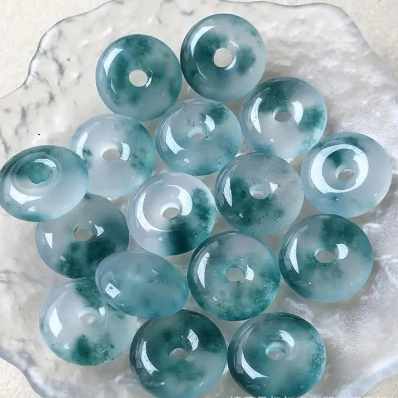 Natural Myanmar Jadeite Ice Floating Burma Jade Donut Beads For Jewelry Making Diy Bracelet Charms Necklace Pendant Accessories
Natural Myanmar Jadeite Ice Floating Burma Jade Donut Beads For Jewelry Making Diy Bracelet Charms Necklace Pendant Accessories
