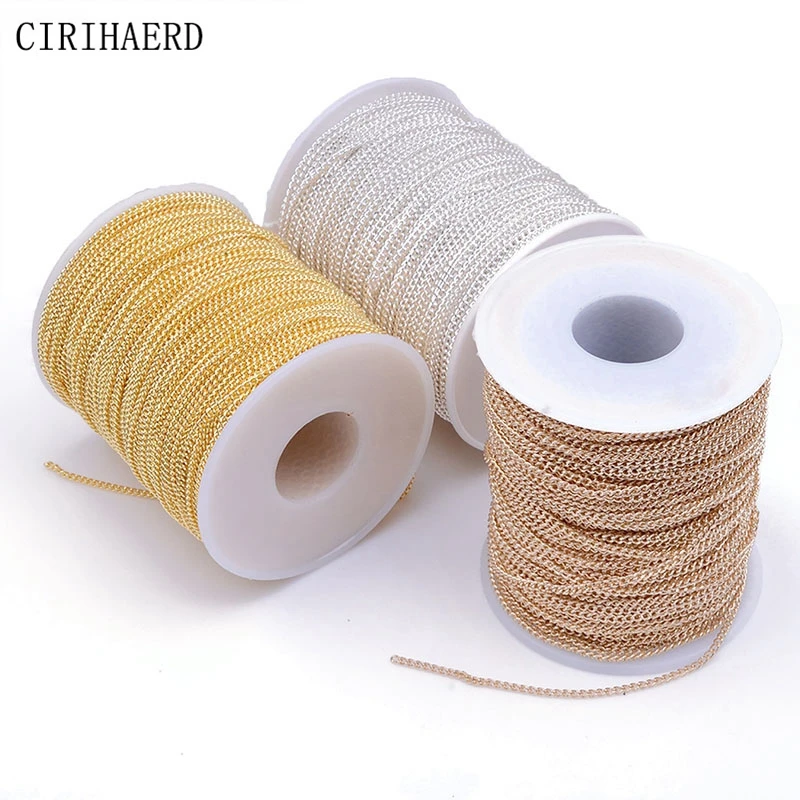 Women's Jewelry Chains 14K/18K Gold Plated Snake Bone Chain For Needlework Necklaces Jewelry Making DIY accessories Bulk Chains
Women's Jewelry Chains 14K/18K Gold Plated Snake Bone Chain For Needlework Necklaces Jewelry Making DIY accessories Bulk Chains