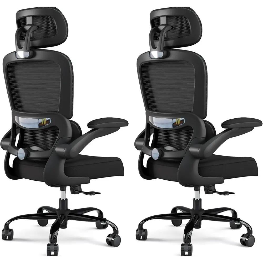 Ergonomic Mesh Desk Chair, 330 lbs Capacity, Comfortable Gaming Chair with Wheels, Pack of 2
Ergonomic Mesh Desk Chair, 330 lbs Capacity, Comfortable Gaming Chair with Wheels, Pack of 2