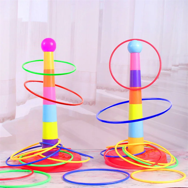 Kids Stacking Layers & Throwing Rings Circle Game Children Outdoor Ferrule Fun Toys Set Parent-Child Family Hoop Ring Toss Party
Kids Stacking Layers & Throwing Rings Circle Game Children Outdoor Ferrule Fun Toys Set Parent-Child Family Hoop Ring Toss Party