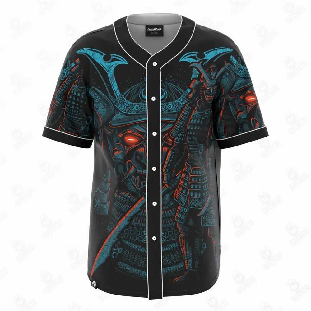 Freshhoods Samurai Jersey Baseball Shirts Hip Hop Hipster Button Down Top Shirts Uniforms Men Women Personalized Softball Jersey
Freshhoods Samurai Jersey Baseball Shirts Hip Hop Hipster Button Down Top Shirts Uniforms Men Women Personalized Softball Jersey