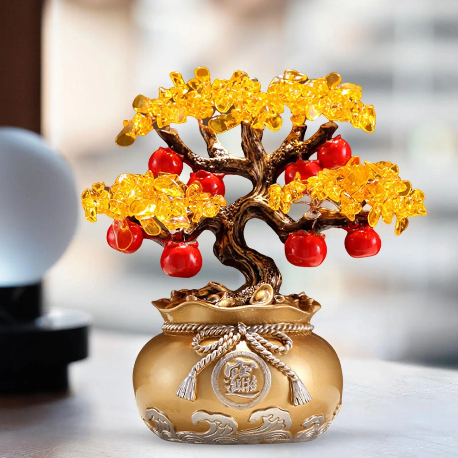 Persimmon Resin Statue Chinese Good Luck Decoration Collectible Artwork Handmade Fengshui Figurine for Living Room Bookshelf
Persimmon Resin Statue Chinese Good Luck Decoration Collectible Artwork Handmade Fengshui Figurine for Living Room Bookshelf