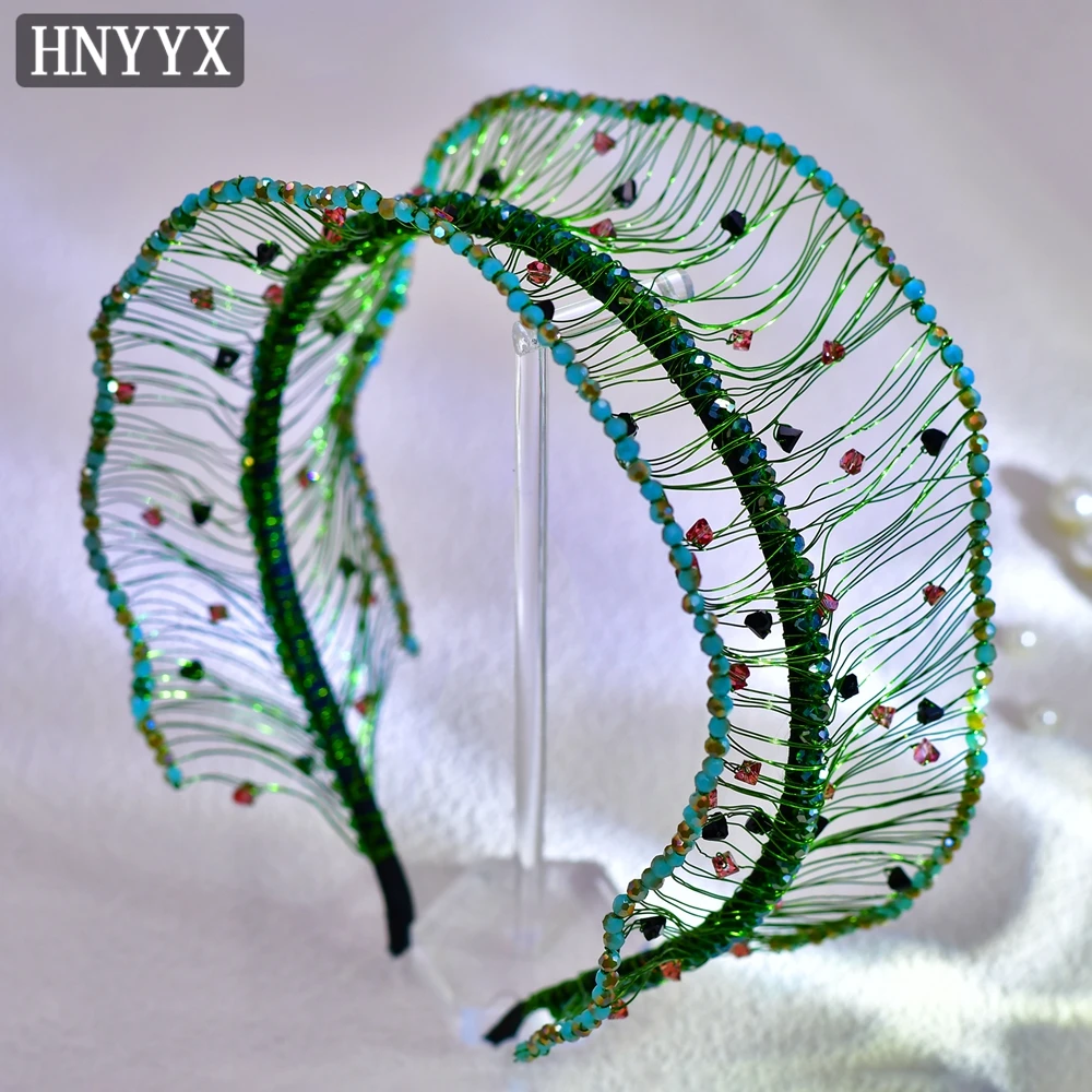 HNYYX Trendy Green Color Crystal Women Headband Hair Accessories Handmade Women Prom Party Head Hoop Ornaments YXA26
HNYYX Trendy Green Color Crystal Women Headband Hair Accessories Handmade Women Prom Party Head Hoop Ornaments YXA26