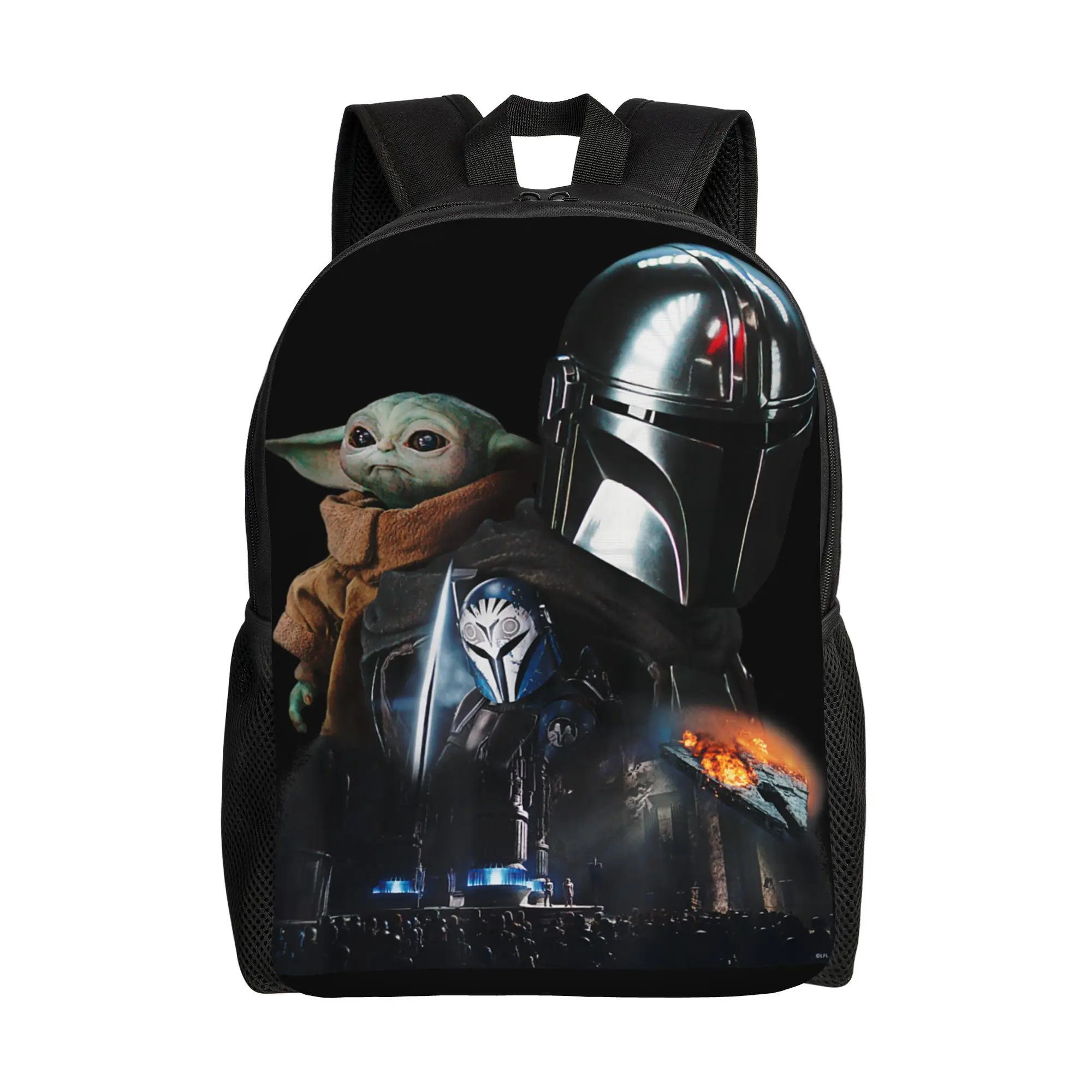 Grogu The Manda-lorians The Return to Mandalore Backpack for Men Women High School Work Daypack College Canvas Bags with Pocket
Grogu The Manda-lorians The Return to Mandalore Backpack for Men Women High School Work Daypack College Canvas Bags with Pocket