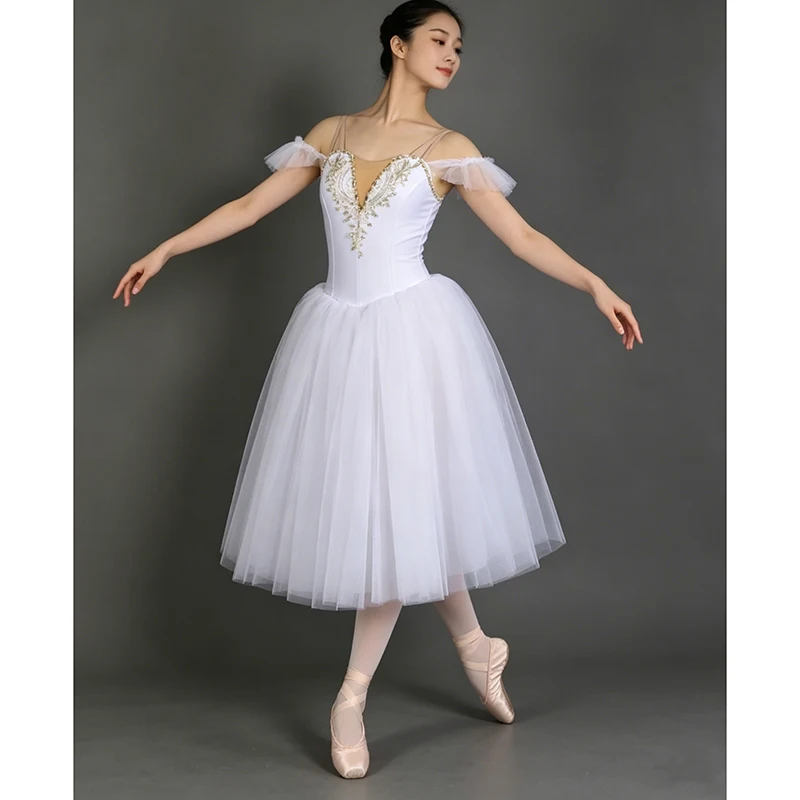 Akeylia ballet Group dance romantic white Ballet dress girls Performance women long classical Adult Stage Performance soft tull
Akeylia ballet Group dance romantic white Ballet dress girls Performance women long classical Adult Stage Performance soft tull