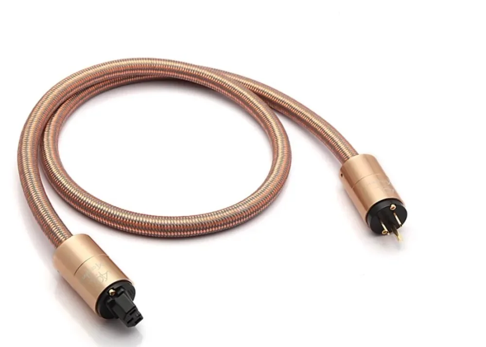 Hifi fever imported OFC US AC Power cord Gold-Plated US Plug Power plug for DVD Amplifier CD amplifier cable
Hifi fever imported OFC US AC Power cord Gold-Plated US Plug Power plug for DVD Amplifier CD amplifier cable