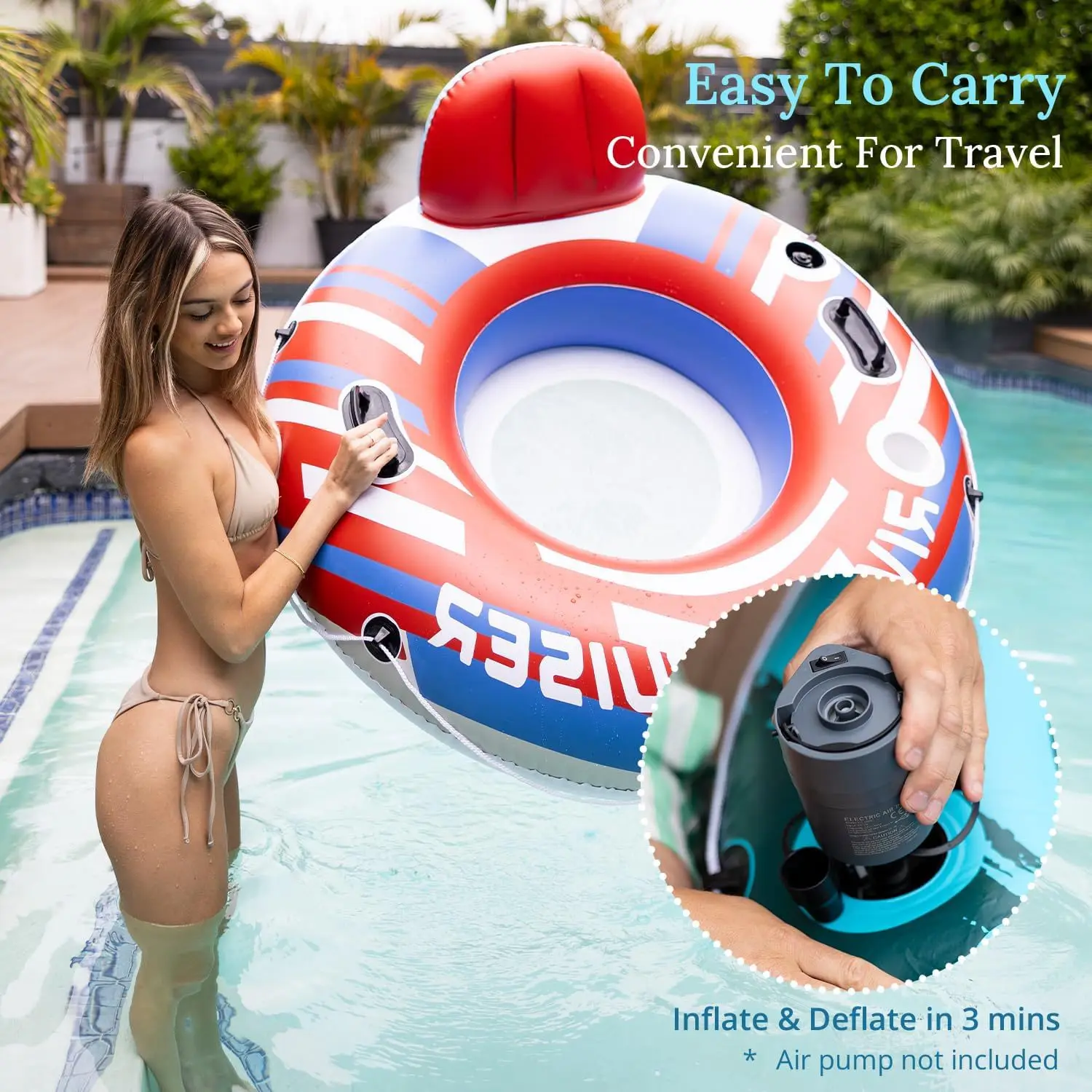 High-quality PVC Inflatable Water Sofa With Backrest, Adult Swimming Pool Lounge Chair, Portable Inflatable Swimming Ring.
High-quality PVC Inflatable Water Sofa With Backrest, Adult Swimming Pool Lounge Chair, Portable Inflatable Swimming Ring.