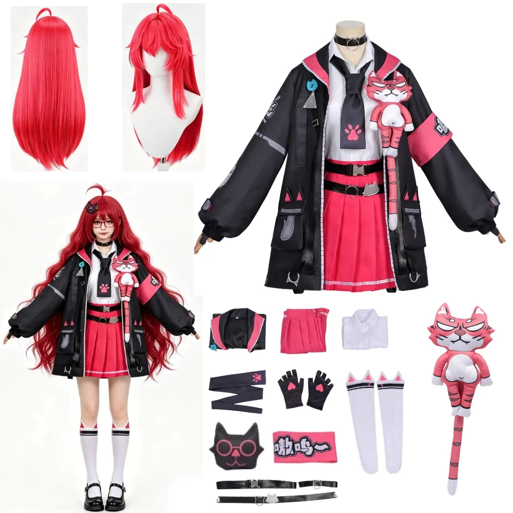 Popular Game Outfit Ring Cosplay Costume Headwear Armband Doll Gloves Nanaly Zero Female Anime Halloween Game Role Play Costume
Popular Game Outfit Ring Cosplay Costume Headwear Armband Doll Gloves Nanaly Zero Female Anime Halloween Game Role Play Costume