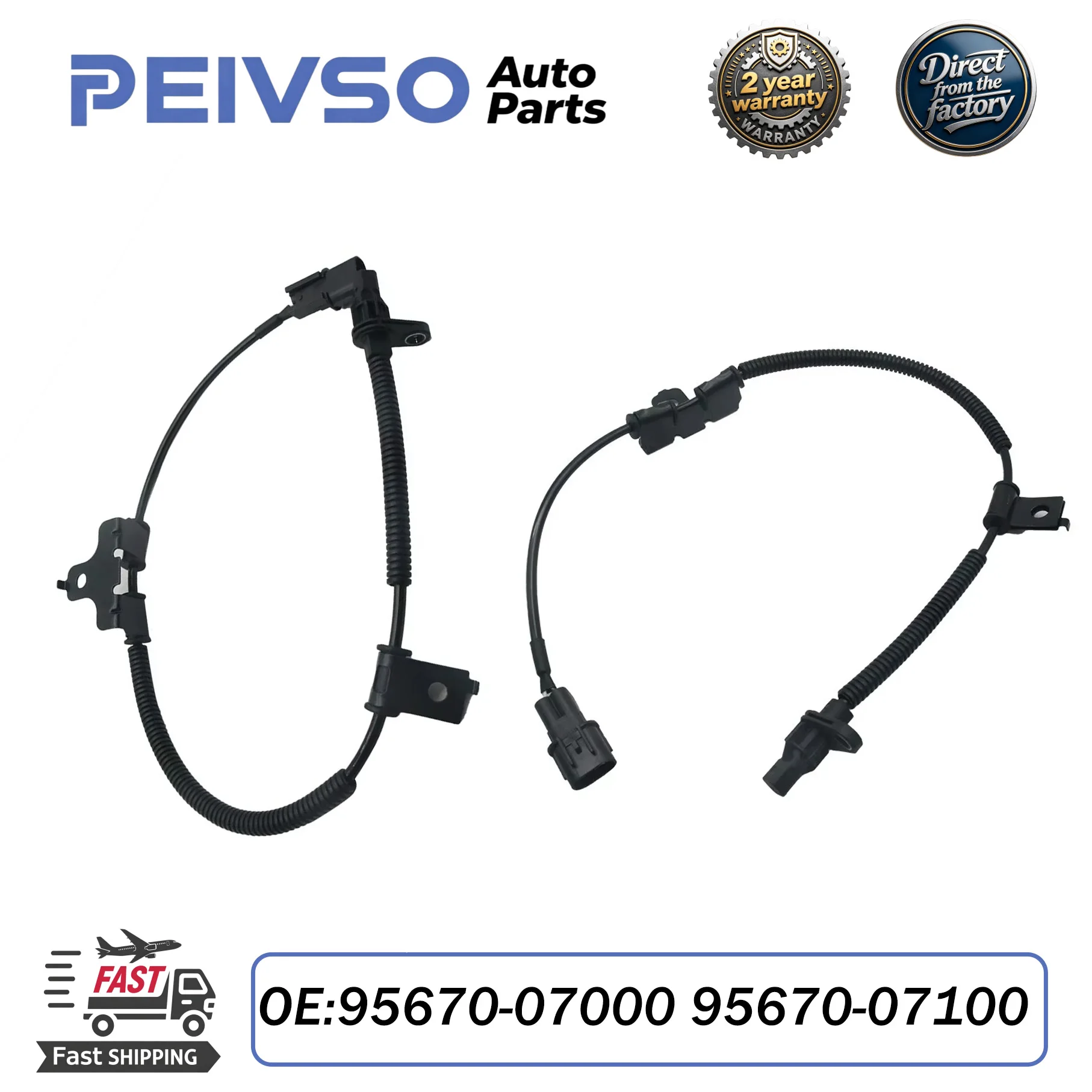 ABS Wheel Speed Sensor 95670-07100 95670-07000 Front Left/Right For KIA PICANTO I 1.0 1.1 2004-2011 9567007100 9567007000
ABS Wheel Speed Sensor 95670-07100 95670-07000 Front Left/Right For KIA PICANTO I 1.0 1.1 2004-2011 9567007100 9567007000