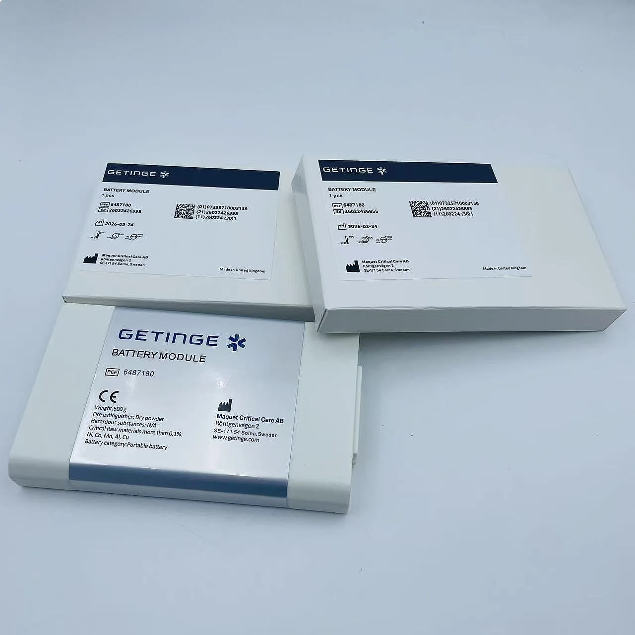 6487180 MAQUET Battery For SERVO-I SERVO-S New Original Medical Ventilator
6487180 MAQUET Battery For SERVO-I SERVO-S New Original Medical Ventilator