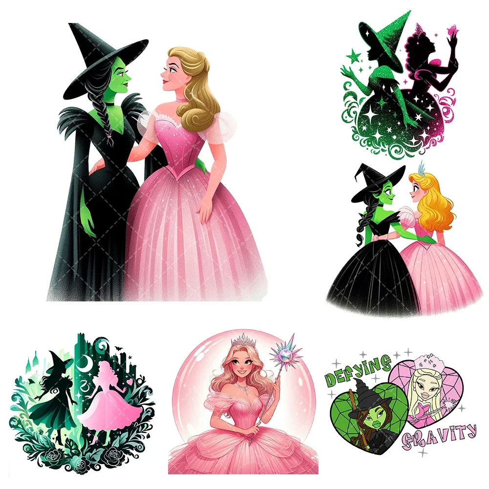 Disney Wicked 25cm/30cm Heat Transfer Stickers Iron On Clothes DTF Pinted Vinyl Thermal Appliques Washable T-Shirt Decal
Disney Wicked 25cm/30cm Heat Transfer Stickers Iron On Clothes DTF Pinted Vinyl Thermal Appliques Washable T-Shirt Decal