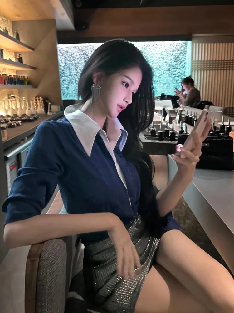 XZY Ele Slim Fit Irt And Skirt Set Women's Faion plus Size Korean Sle Commute High Waist Autumn Long Sve ort S...
XZY Ele Slim Fit Irt And Skirt Set Women's Faion plus Size Korean Sle Commute High Waist Autumn Long Sve ort S...