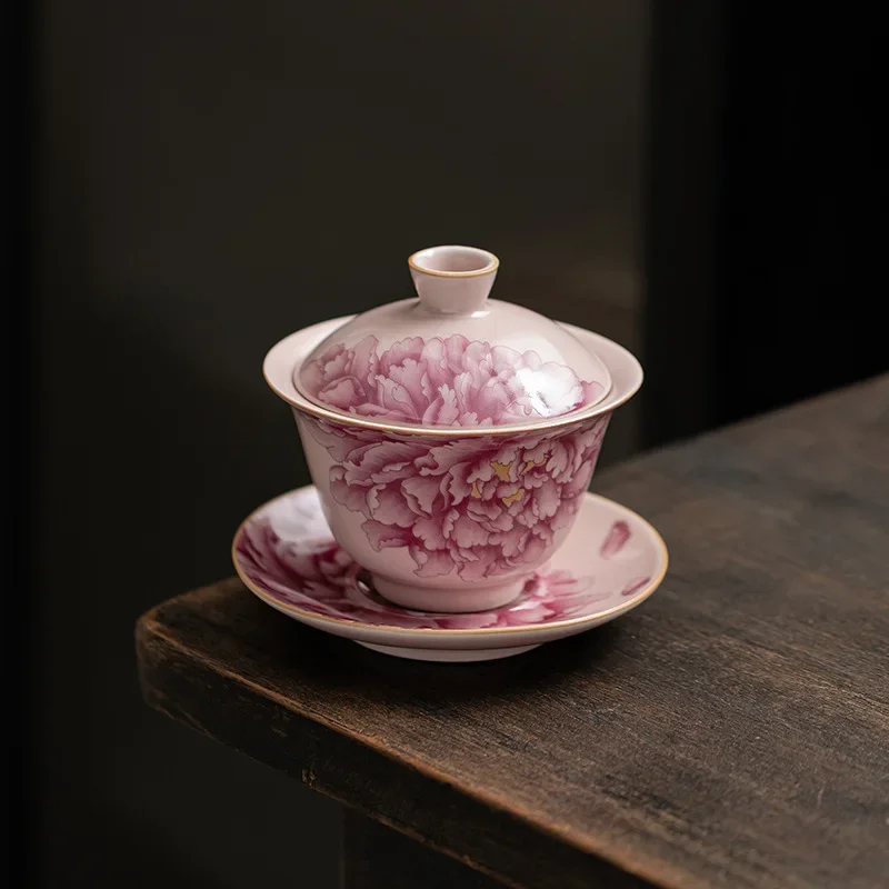 Фарфоровый гавайский набор Peony Ru Yao для чайной подсувки, чашка для чайной посуды, китайские розовые керамические открывающиеся чайные миски, чаваньская чайная керамика
Фарфоровый гавайский набор Peony Ru Yao для чайной подсувки, чашка для чайной посуды, китайские розовые керамические открывающиеся чайные миски, чаваньская чайная керамика