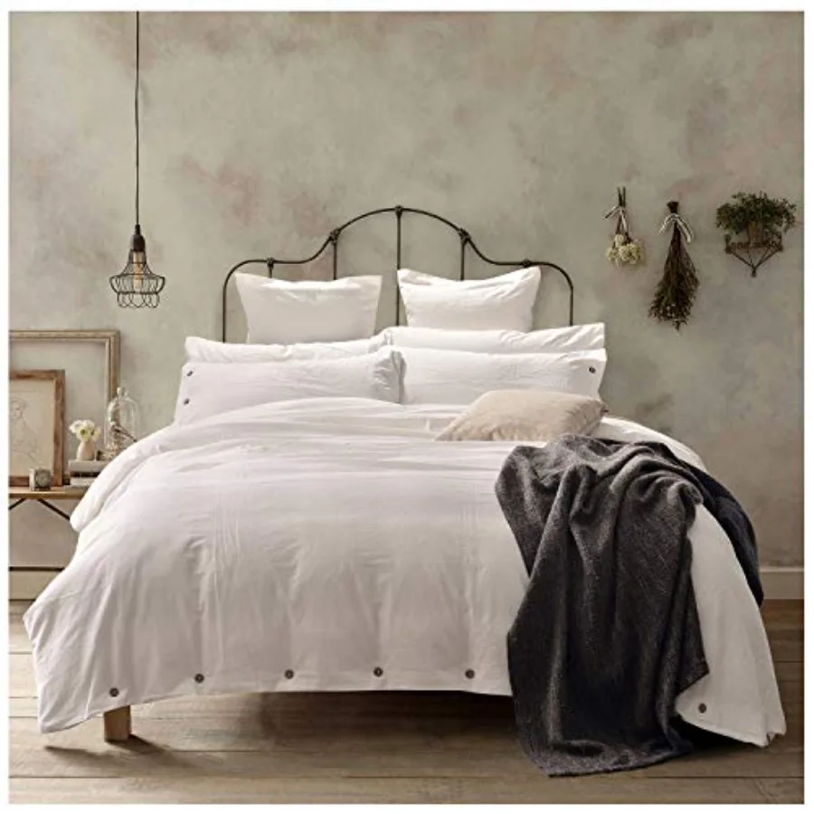 Duvet Cover Washed Cotton Duvet Cover Set - 3 Pcs
Duvet Cover Washed Cotton Duvet Cover Set - 3 Pcs