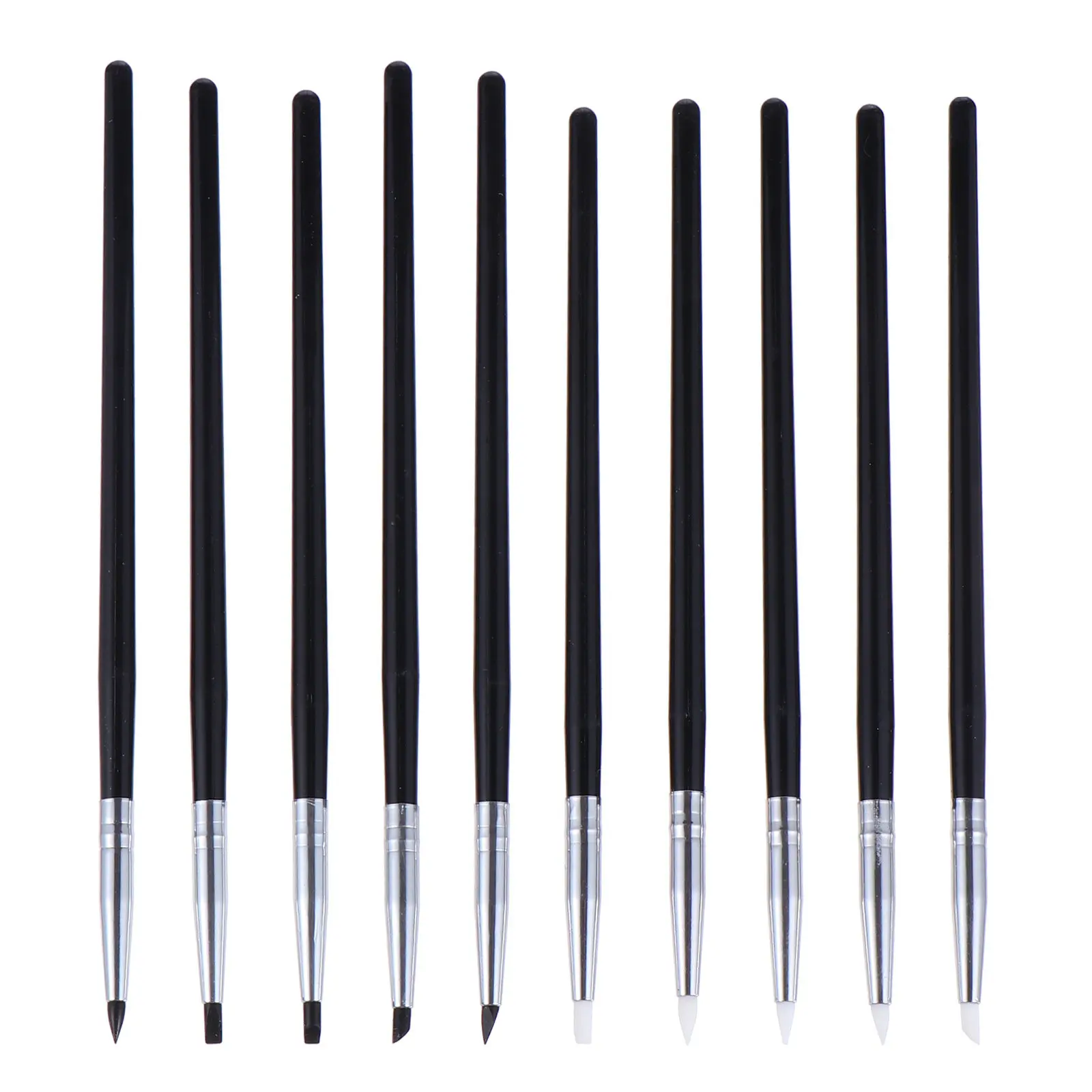 Набор из 10 силиконовых ручек для нейл-арта: многоразовые тонкие кисти для точечной росписи, рисования, маникюра, лепки и тиснения, инструменты для DIY
Набор из 10 силиконовых ручек для нейл-арта: многоразовые тонкие кисти для точечной росписи, рисования, маникюра, лепки и тиснения, инструменты для DIY