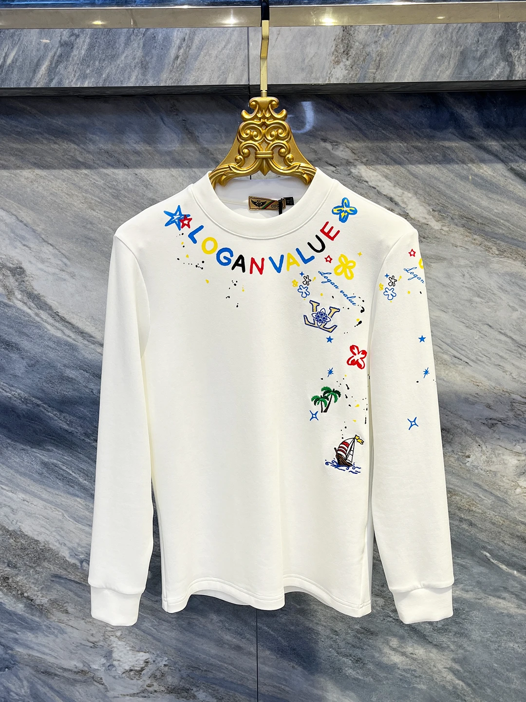 Ele Long Sve Men's Sweatirt Embroidered Print High Faion Versatile Casual Sle Stand Fit Autumn New Arrivals
Ele Long Sve Men's Sweatirt Embroidered Print High Faion Versatile Casual Sle Stand Fit Autumn New Arrivals