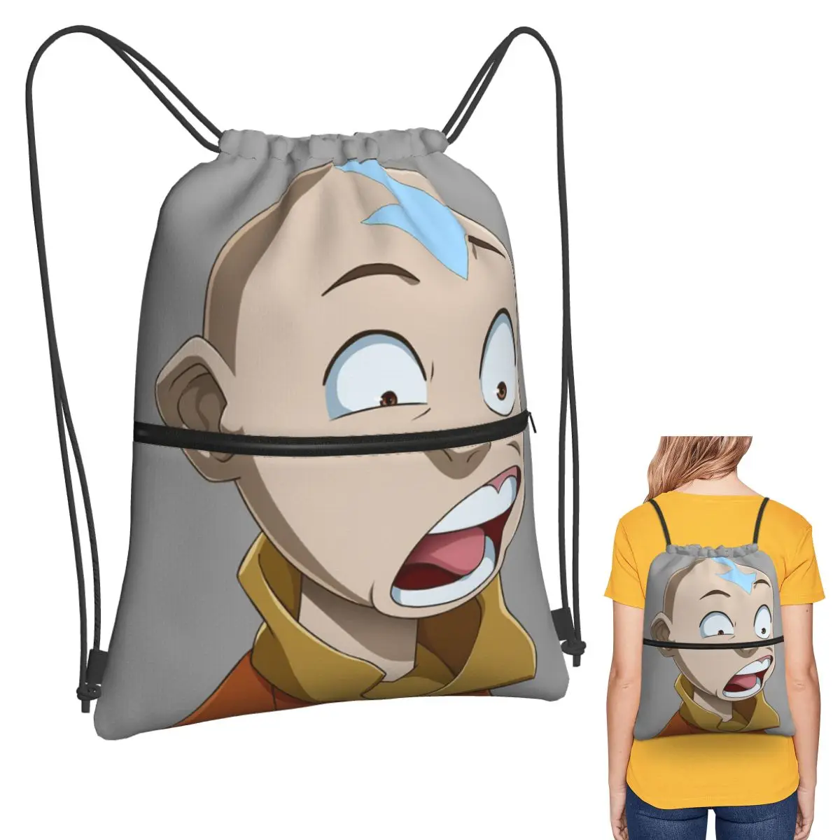 Avatar The Last Airbender Backpacks Portable Drawstring Bundle Pocket Sports Bag Book Bags for Man Woman Students
Avatar The Last Airbender Backpacks Portable Drawstring Bundle Pocket Sports Bag Book Bags for Man Woman Students