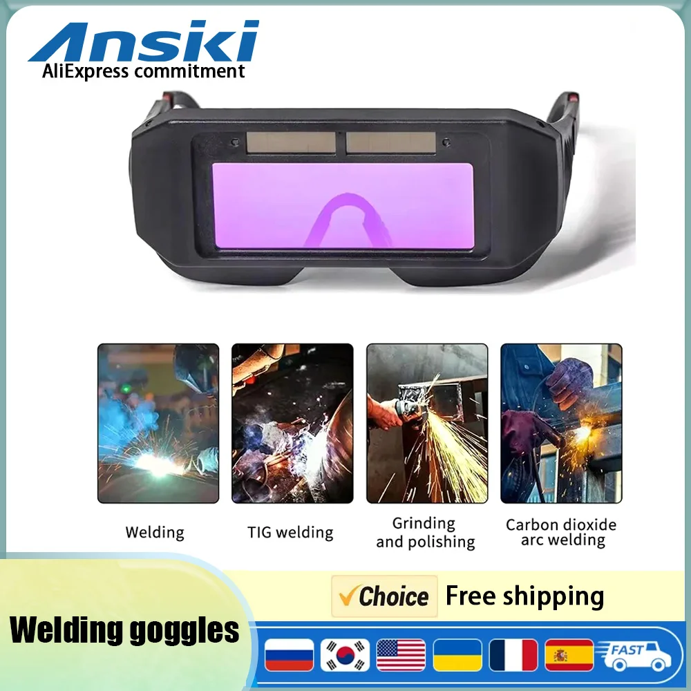 Welding Goggles Argon Arc Welding Automatic Solar Automatic Darkening Safety Glasses Welding Goggles Welder Protective Tool
Welding Goggles Argon Arc Welding Automatic Solar Automatic Darkening Safety Glasses Welding Goggles Welder Protective Tool